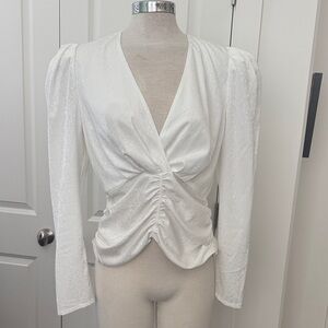 Ronny Kobo Silk Ruched Women's Top